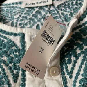 NWT Anthropologie boho embroidered dress size medium (can fit a large)